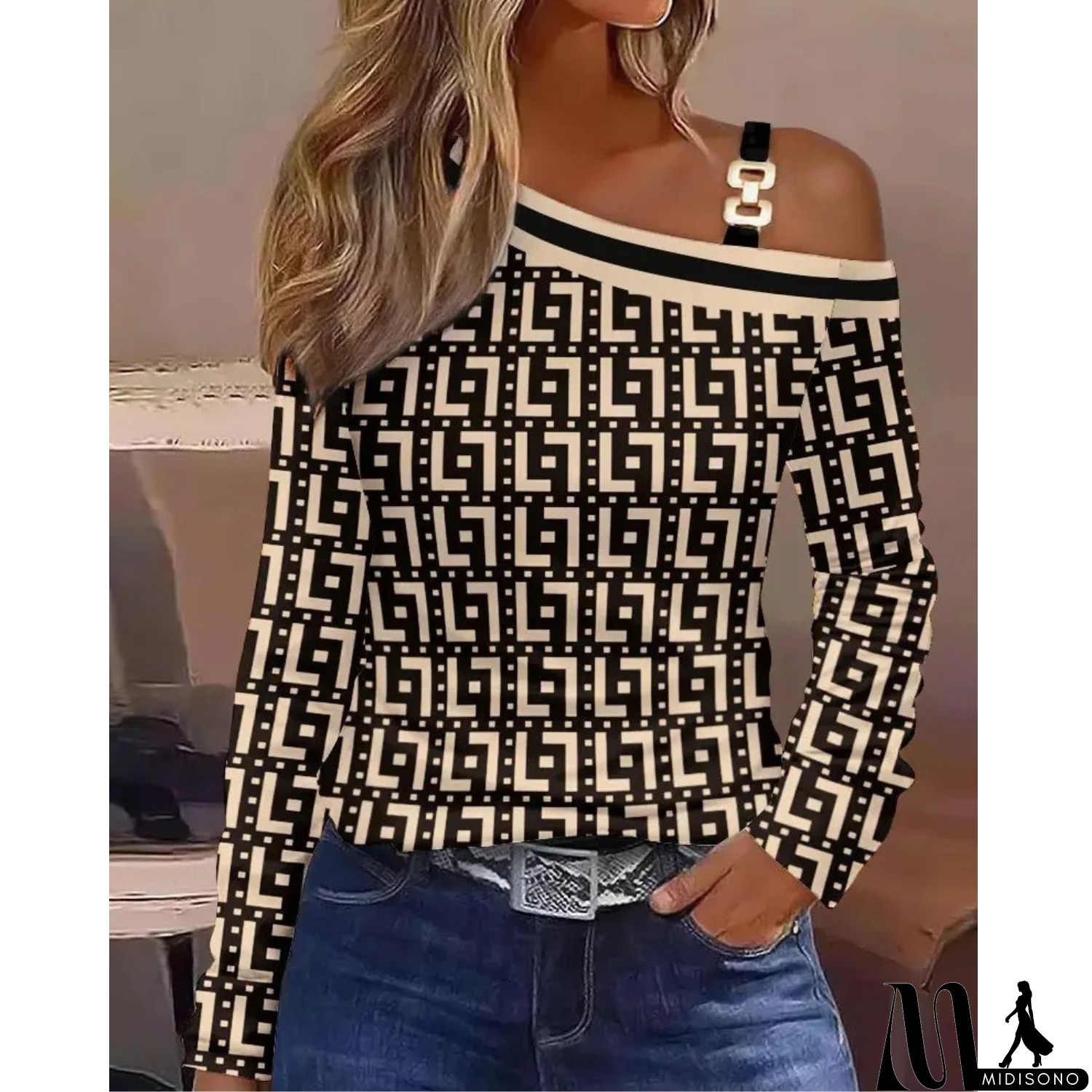 MidiSono - Effortless and Trendy winter Blouse