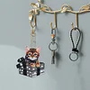 6Pcs Double Sided Special Shape Gift Box Cat Diamond Painting Keychain