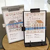Adjustable Needle Work Chart Holder Desktop Document Book Stand Holder W/ Ruler