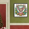 Diamond Painting-DIY Crystal Rhinestone Xmas Bear