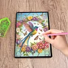 (US Local)Special Shaped Hummingbird 5D DIY Diamond Painting Notebook for Adults Beginners