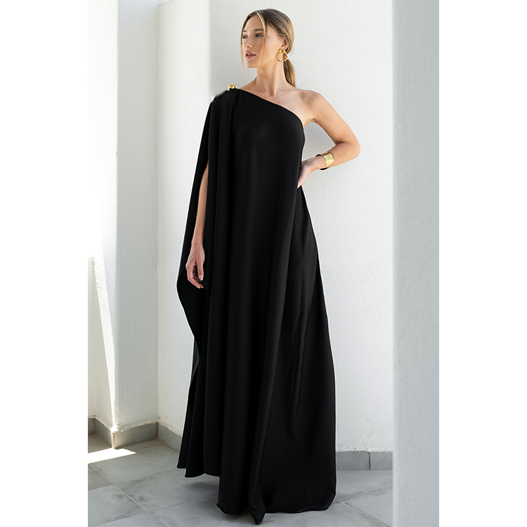 Santorini One Shoulder Maxi Dress