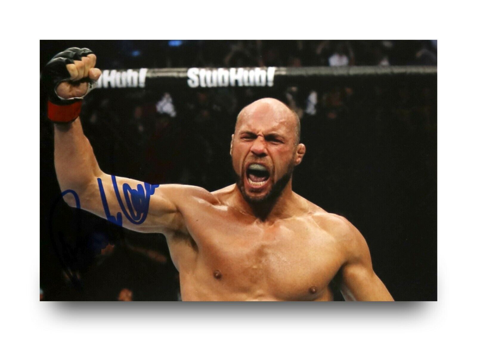 Randy Couture Signed 6x4 Photo Poster painting UFC Light Heavyweight Champion MMA Autograph +COA