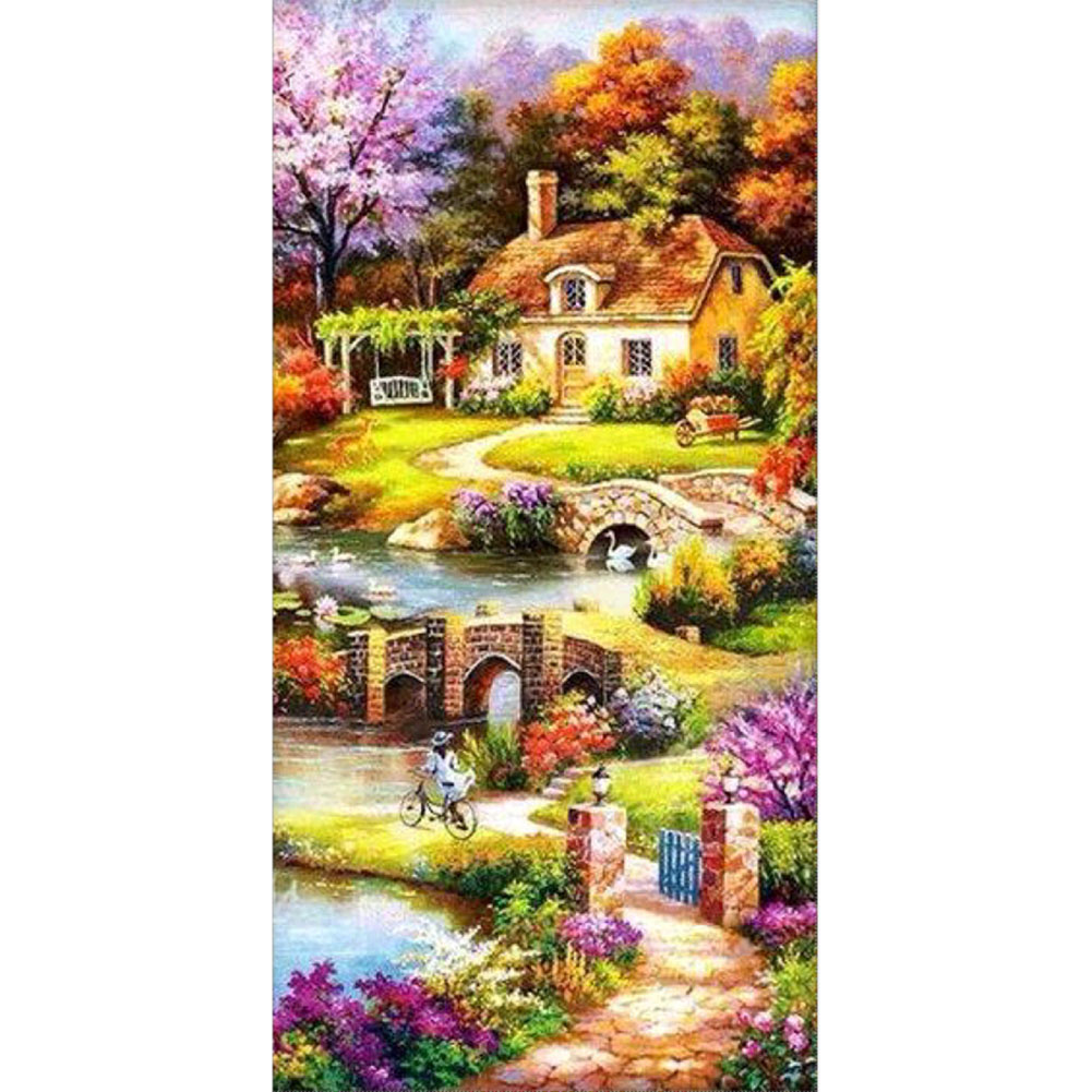 

Summer Garden - Round Drill Diamond Painting - 85*45CM (Big Size), 501 Original