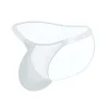 Men's Sexy Ice Silk Transparent Elastic Seamless Briefs