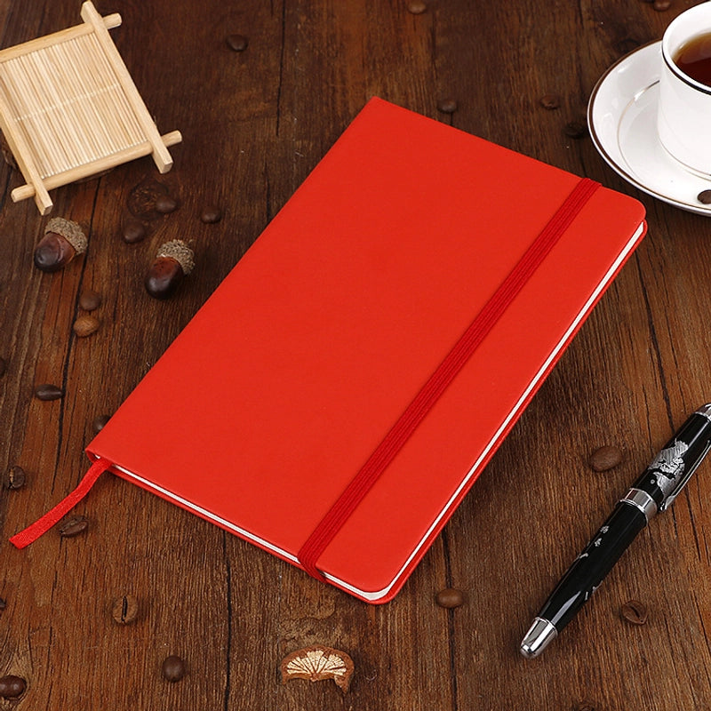 Business A5/a6 Pu Leather Notebook Elastic Band Multicolor Available Handwritten Notes Customizable Logo Printing