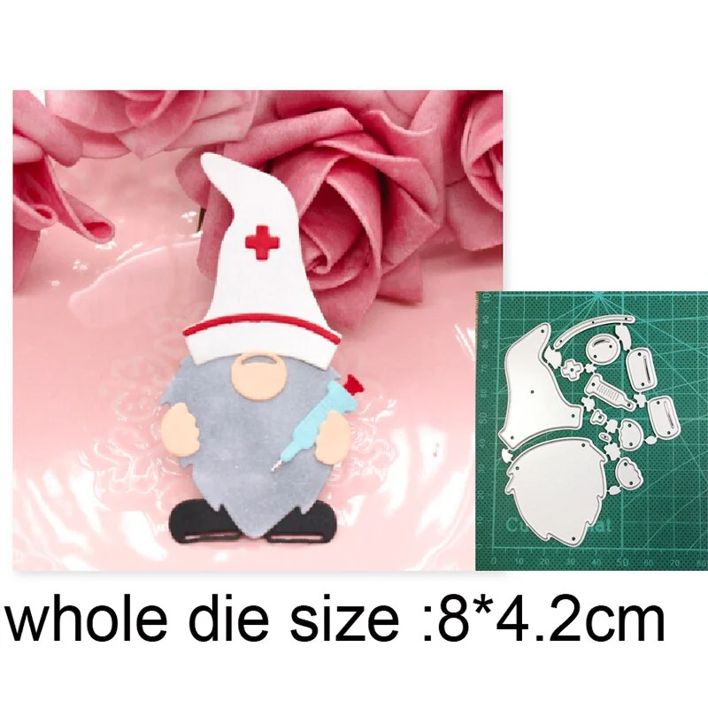 Craft Dies Metal Cutting Dies Cut Die Doctor Nurse Uniform Scrapbooking Dies Craft Paper Knife Mould Blade Punch Steencils Gift