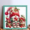 Cherry Gnome - 11CT Stamped Cross Stitch - 45*45cm