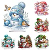 Christmas Snowman Diamond Painting Desktop Table Decor Ornaments Kit