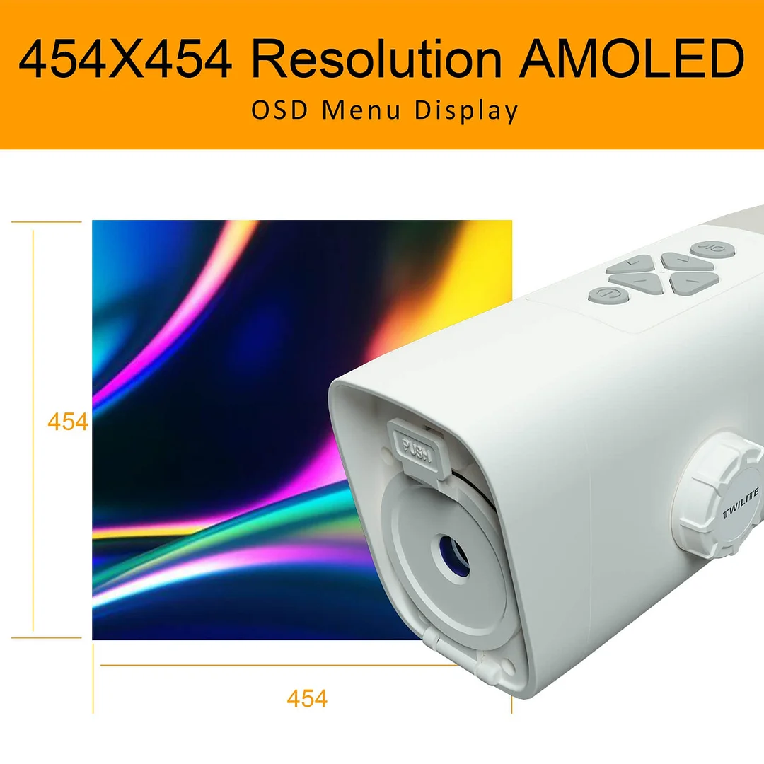 Monocular Full Color - Night Vision Monocular 5-15x40mm Digital Optics Monocular for Camping Hunting & Fishing