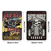 2PCS car elements - Vintage Metal Signs Set - 30*40cm