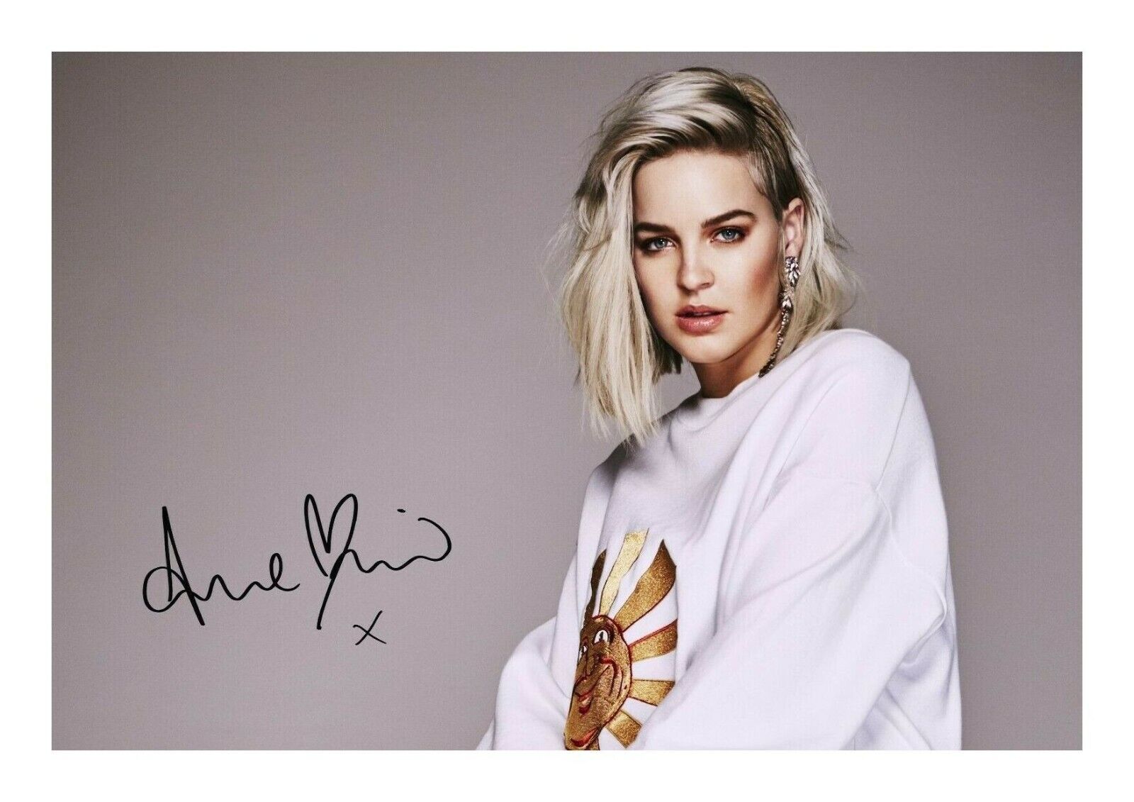 ANNE MARIE AUTOGRAPH SIGNED PP Photo Poster painting POSTER