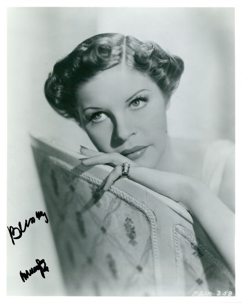 Martha Raye signed 8x10 Photo Poster painting COA