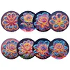 (US Only)8PCS DIY Diamond Art Greeting Cards for Festivals and Celebrations (Flowers)