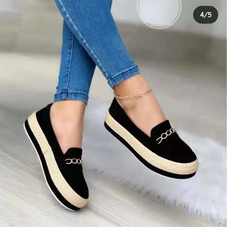 Ladies Lazy Shoes Loafers 2021 Summer New Solid Color Stitching Flat Shoes Outdoor Casual Running Shoes Shoes Zapatos De Mujer