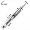 4PCS Square Hole Drill Bits 6.4/8/9.5/10/12.7mm for Precise Woodworking