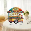 (US Only)2D Flat Print Taco Cart Light DIY Diamond Painting Desktop Decorations
