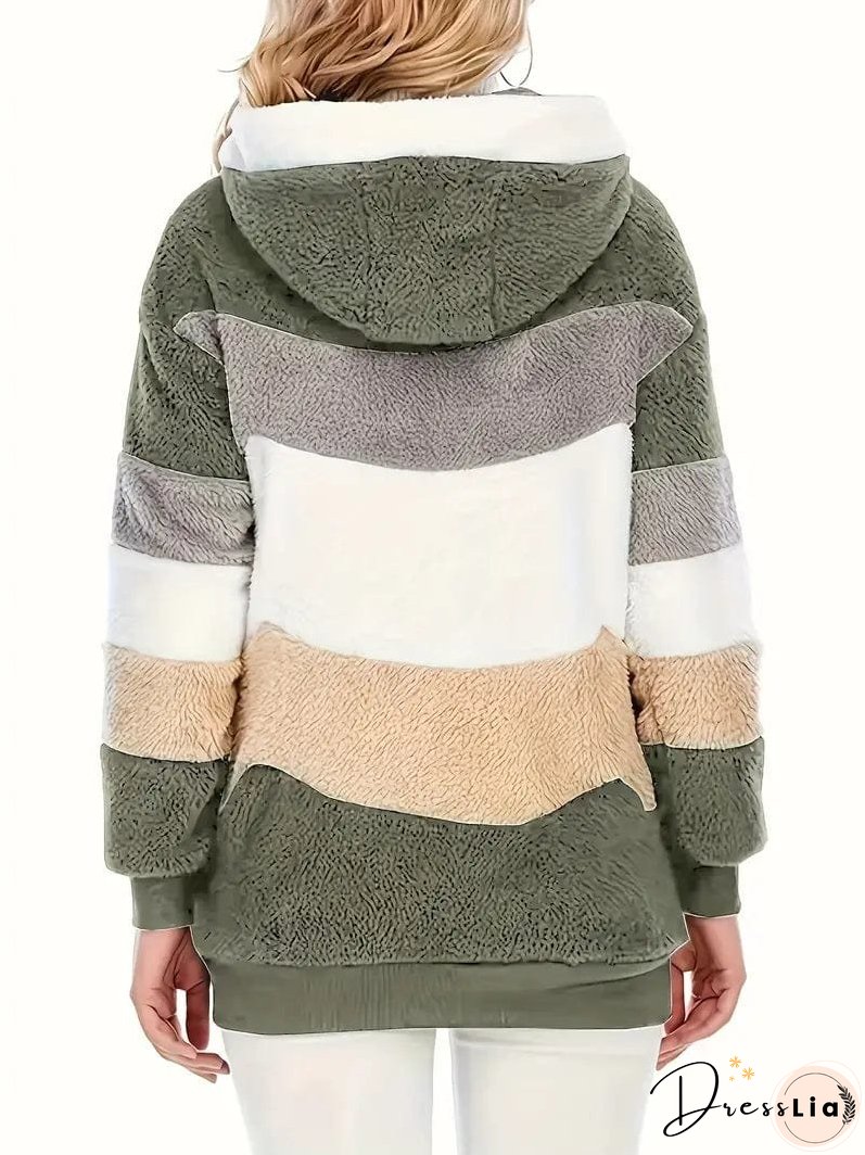 Cozy Tie-Dye Fleece Jacket for Women