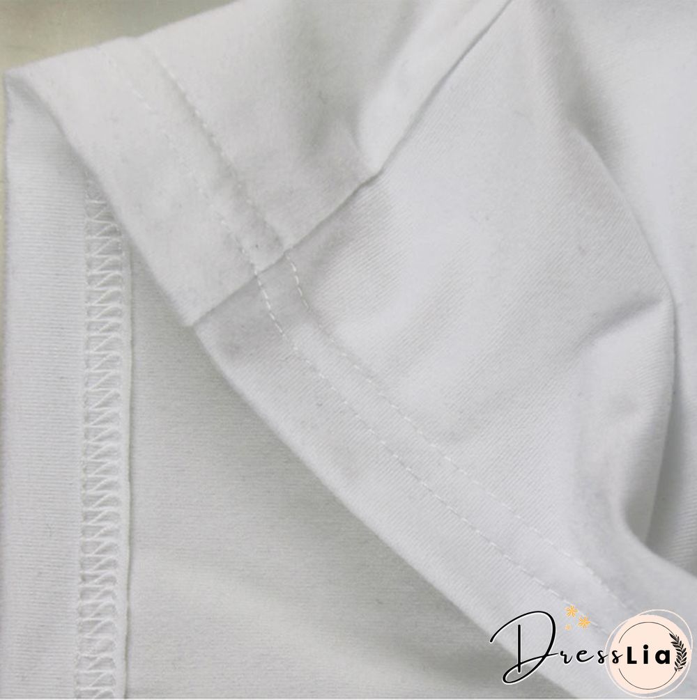 Cute Underestimate Me Tha'll Be Fun Print T-shirts For Women Summer Lovely Short Sleeve Casual T-shirts Funny Ldies Round Neck Tops