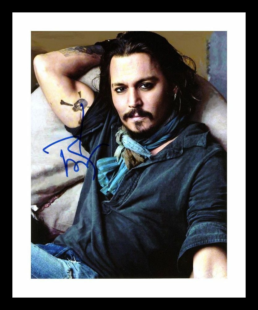 Johnny Depp Autograph Signed & Framed Photo Poster painting 2