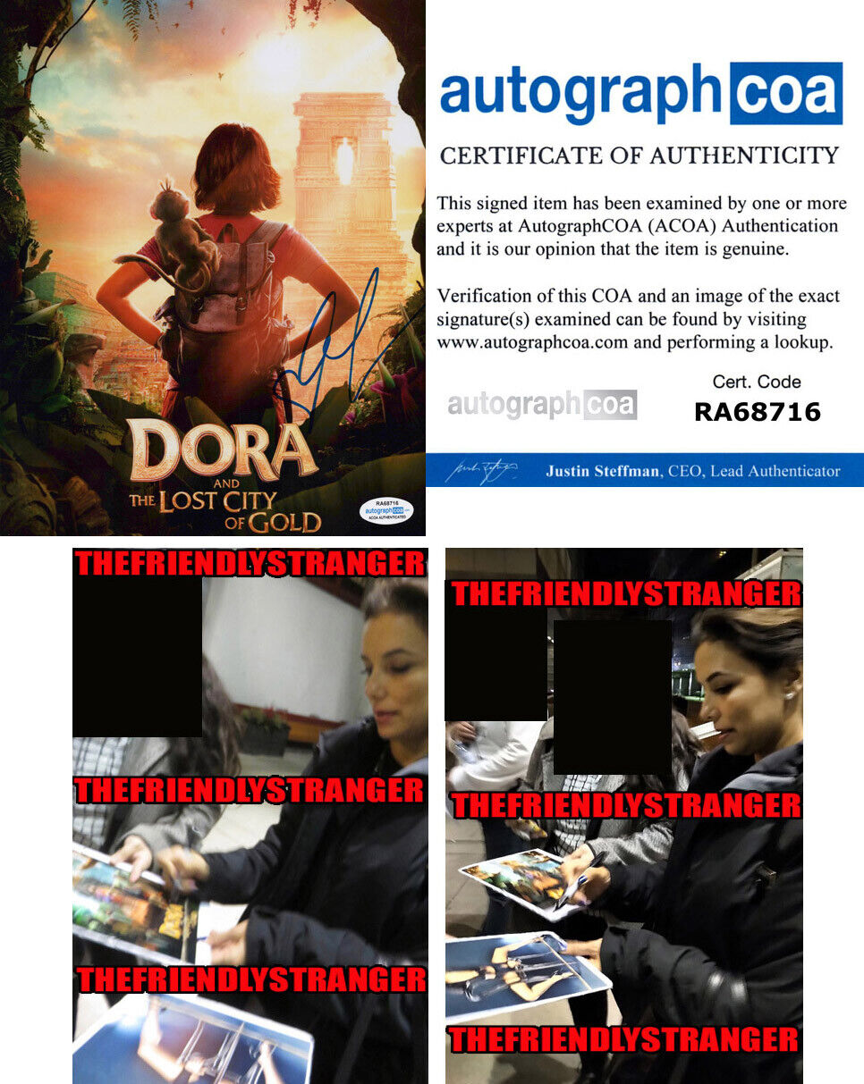 EVA LONGORIA signed DORA & LOST CITY OF GOLD