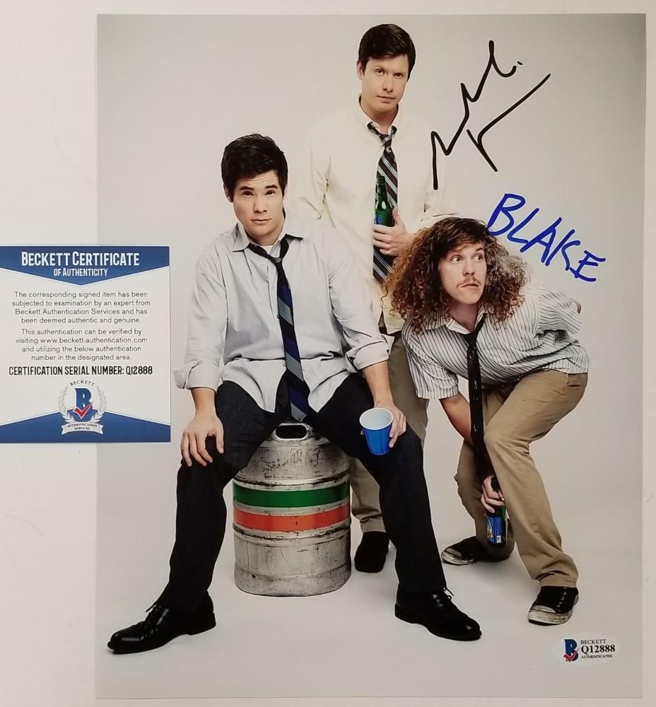 Blake Anderson & Anders Holm signed Workaholics 8x10 Photo Poster painting Q12888 ~ BAS COA