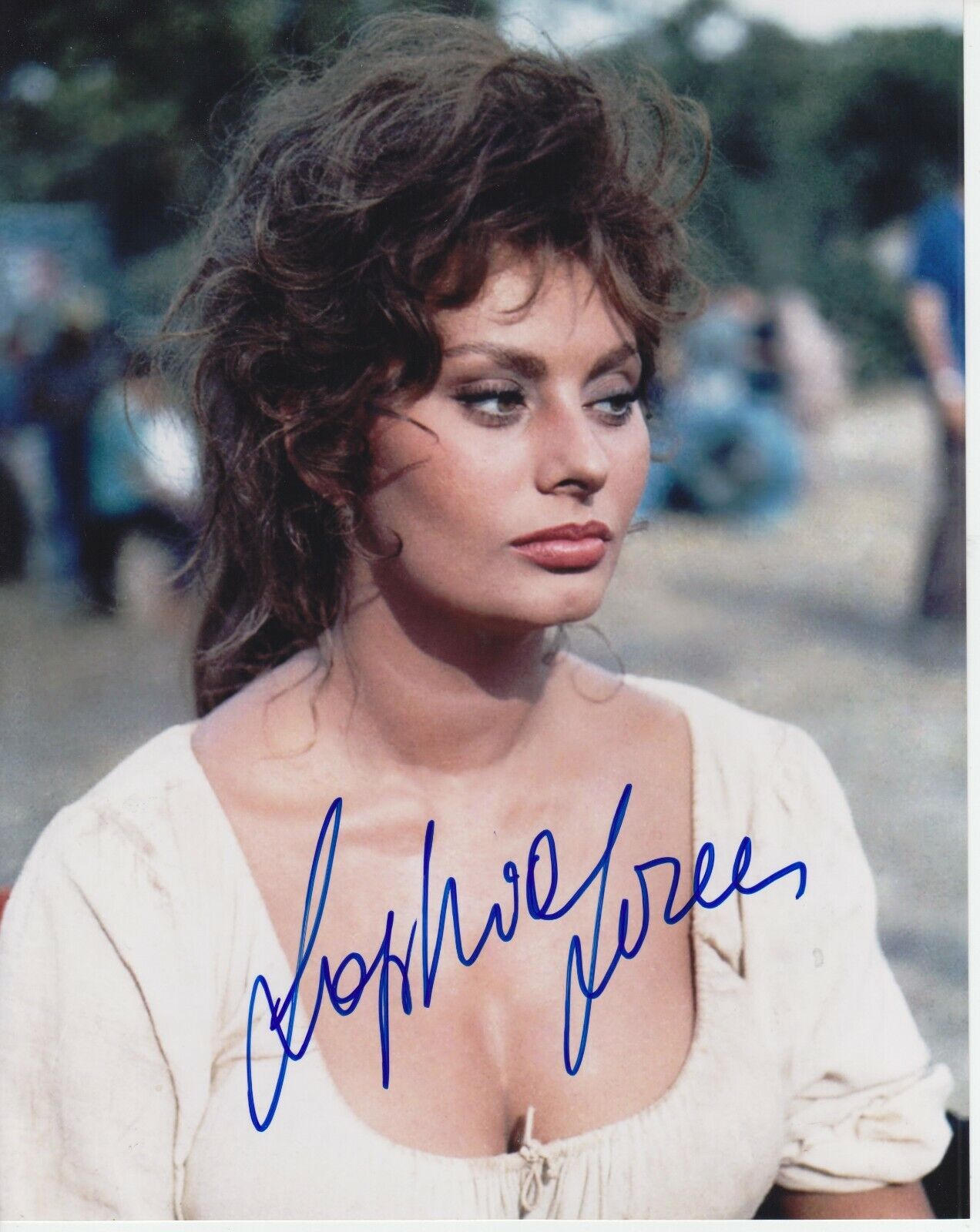 Sophia Loren 8x10 Signed Photo Poster painting w/ COA Actress #2