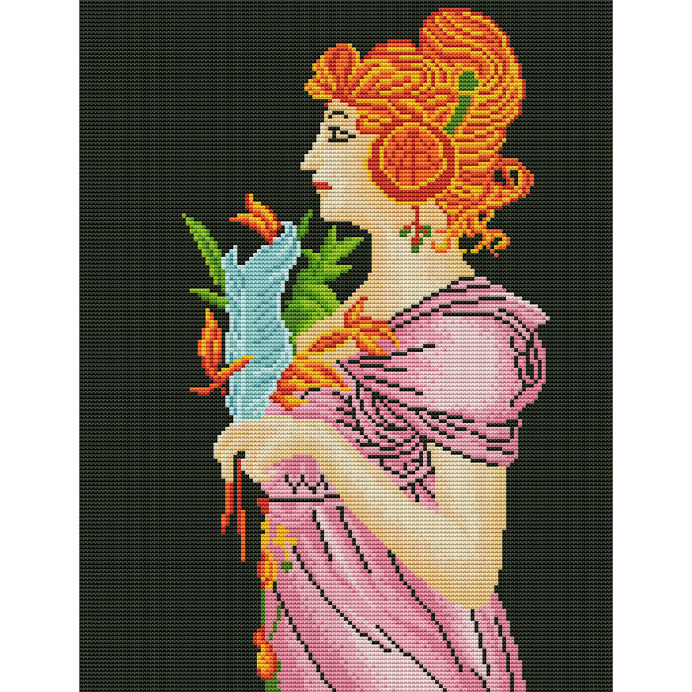

Warm Love - 11CT Stamped Cross Stitch - 45*35CM, 501 Original