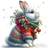 Winter Rabbit-18CT Stamped Cross Stitch 30*30cm/11.81*11.81in