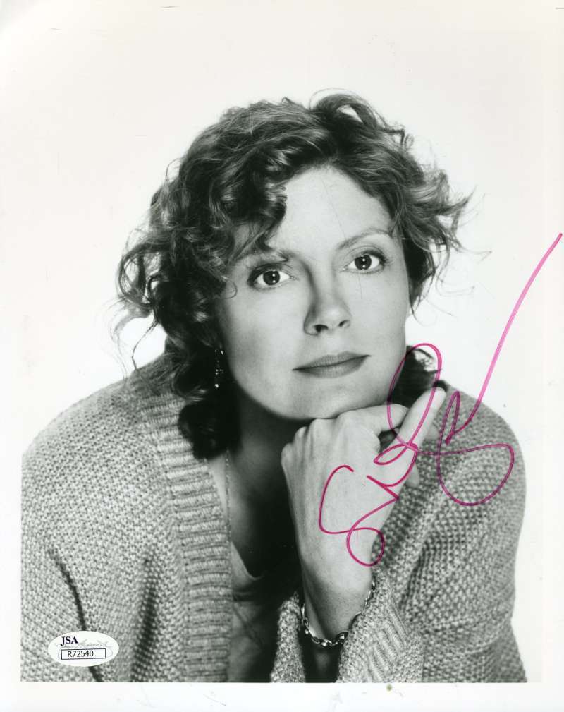 Susan Sarandon Jsa Coa Hand Signed 8x10 Photo Poster painting Authenticated Autograph