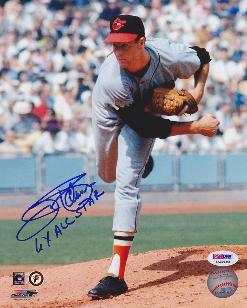 Jim Palmer SIGNED 8x10 Photo Poster painting + 6 x All Star Orioles ITP PSA/DNA AUTOGRAPHED