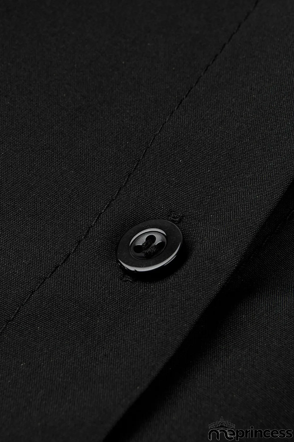 White Fashion Casual Solid Slit Turndown Collar Long Sleeve Shirt Dress