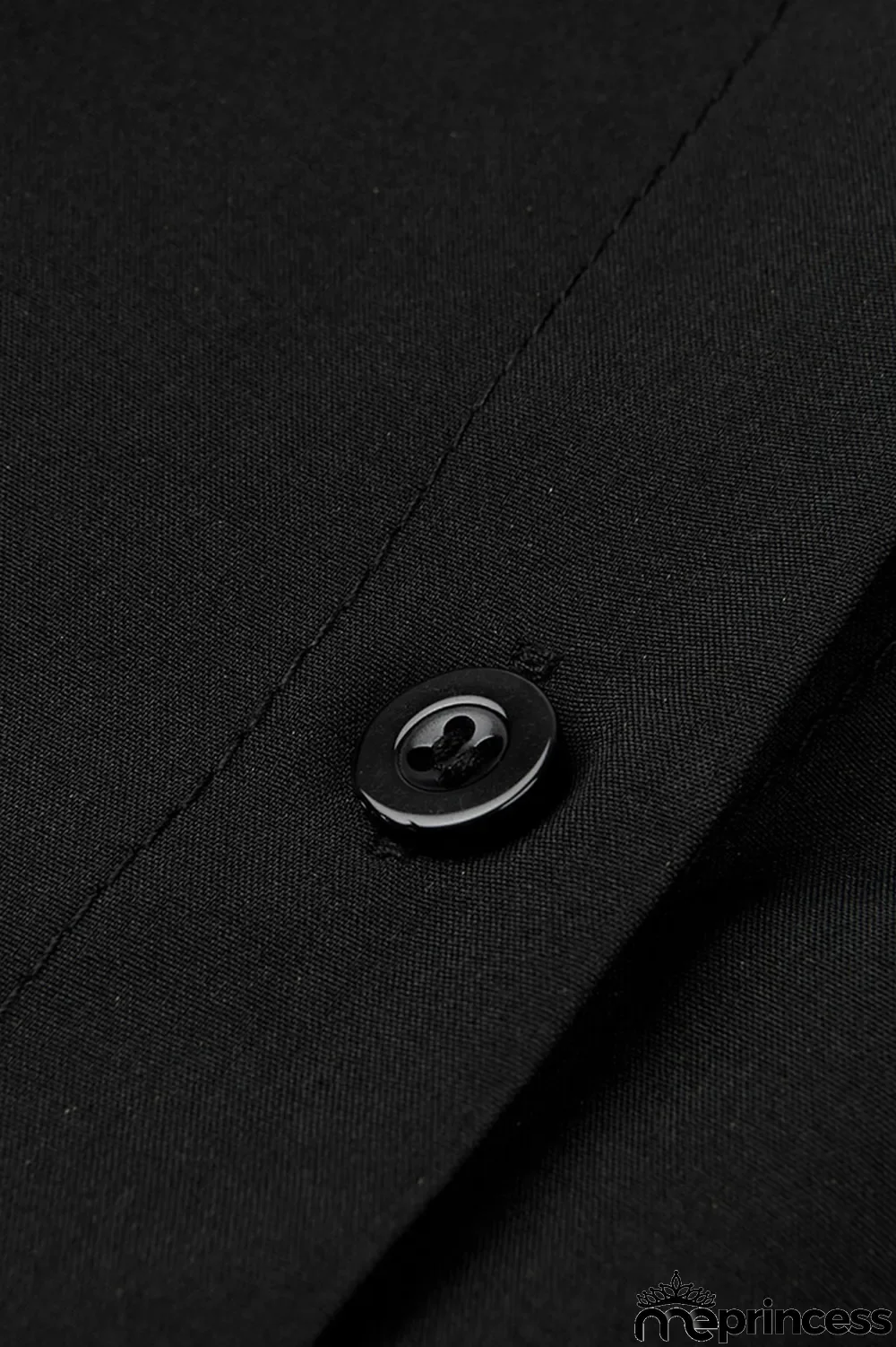 White Fashion Casual Solid Slit Turndown Collar Long Sleeve Shirt Dress