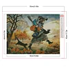 (50*40cm)Pumpkin Witch - Square AB Drill Diamond Painting