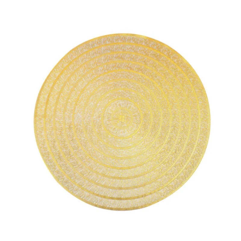 INS Nordic PVC Placemat Round Dining Table Mats Hotal Restaurant Steak Pad Kitchen Decor No Slip Insulation Pads Tea Cup Coaster