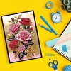 (US Local)Special Shaped Rose 50 Pages Diamond Painting Notebook for Adults Beginners