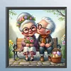 Old Couple-Full Square Diamond Painting(35x35cm)