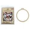 Chicken-DIY Embroidery Kit with Pattern Cotton Threads Needles Hoop 25*25cm/9.84*9.84in