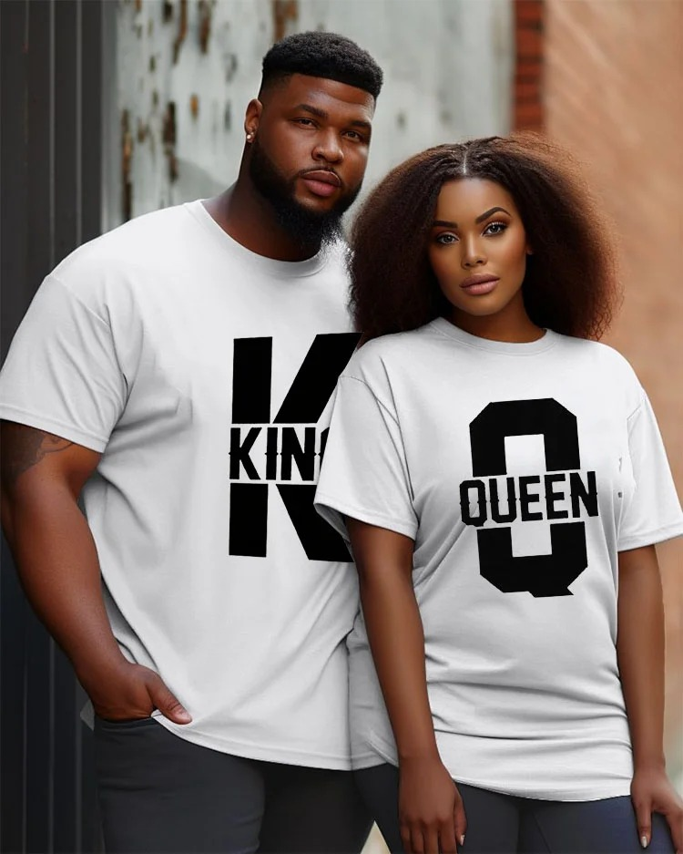 plus-size matching outfits for couples