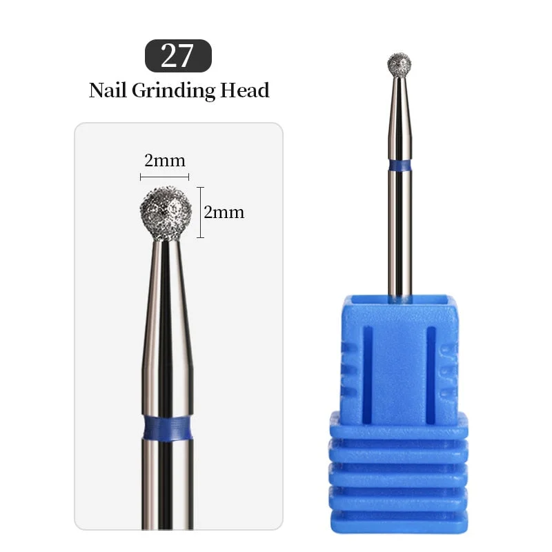 1Pcs Mini Carbite Dimond Nail Drill Bits Manicure Drill For Milling Cutter Electric Machine Nail Files Buffer Nail Art Equipment-Nail Inspo