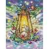 Winter Lantern-14CT Stamped 2 Strands Cross Stitch 21*30cm/8.27*11.81in(Brand)