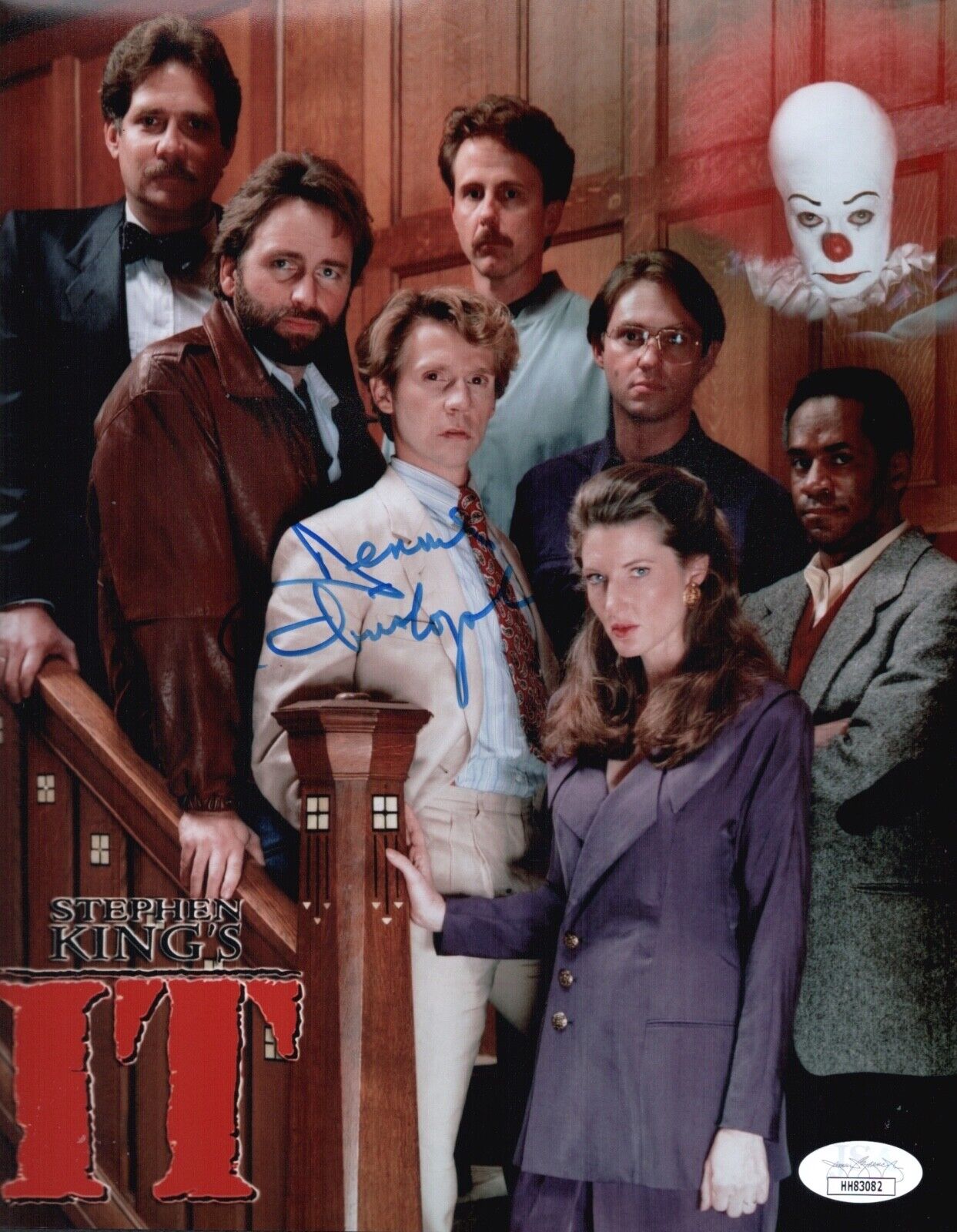 DENNIS CHRISTOPHER Signed STEPHEN KING's IT 8x10 Photo Poster painting Autograph JSA COA Cert