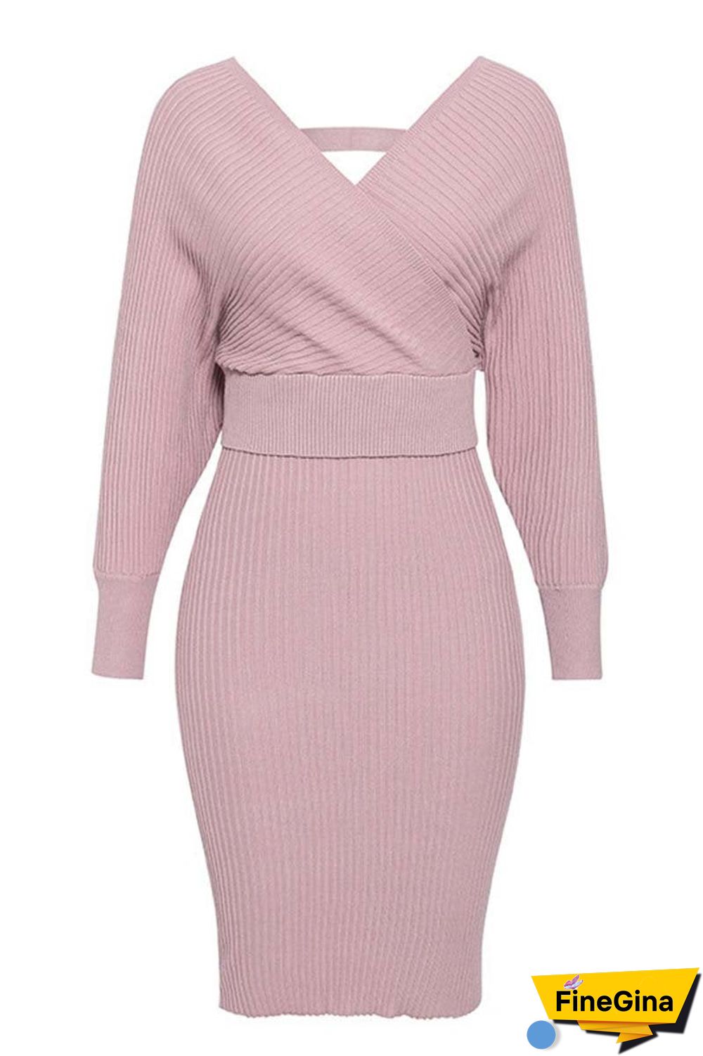 Winter Sexy V Neck Dress