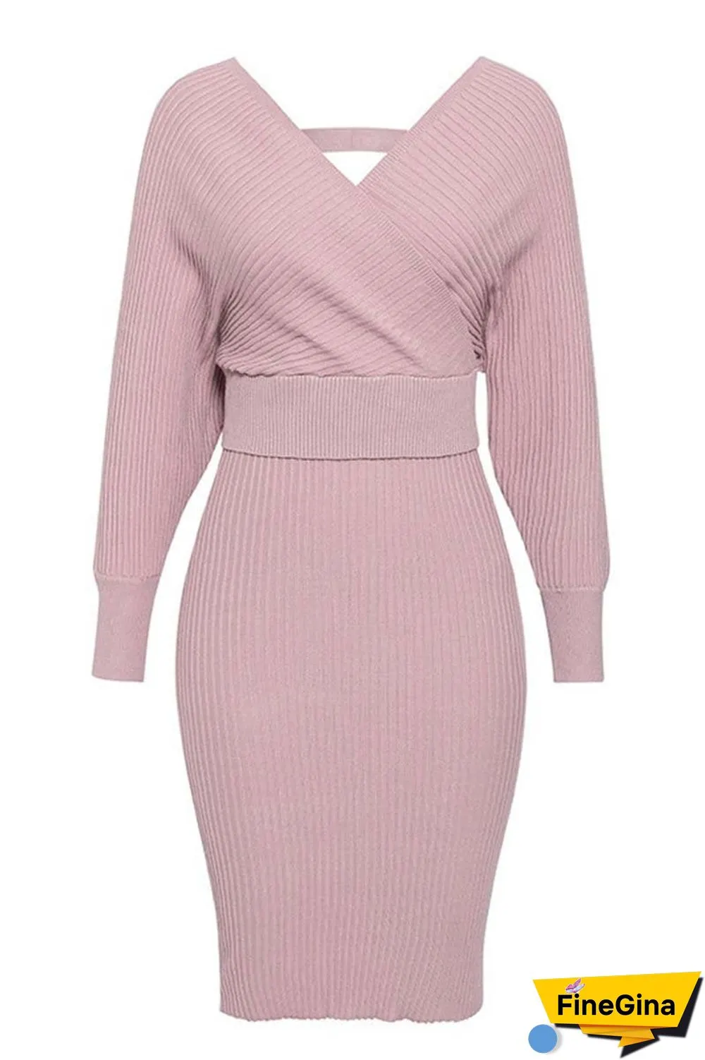Winter Sexy V Neck Dress