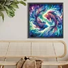 Diamond Painting-DIY Full Round Drill Pisces（40x40cm）