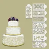 Ensemble de pochoirs de d&eacute;coration g&acirc;teau
