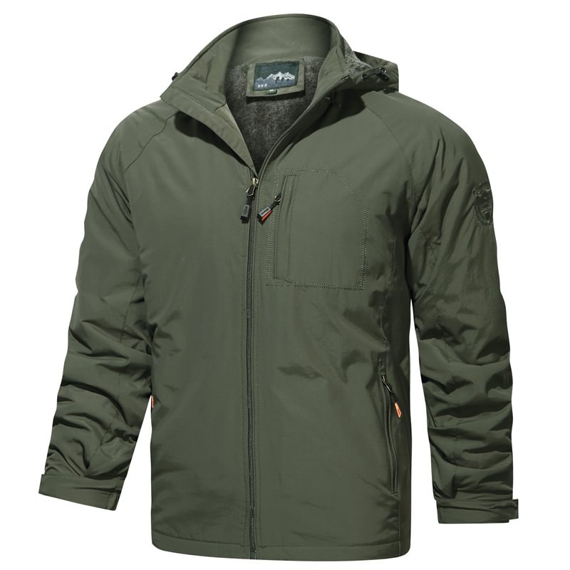 Men's Outdoor Plush Fleece Windproof Warm Jacket-Compassnice®