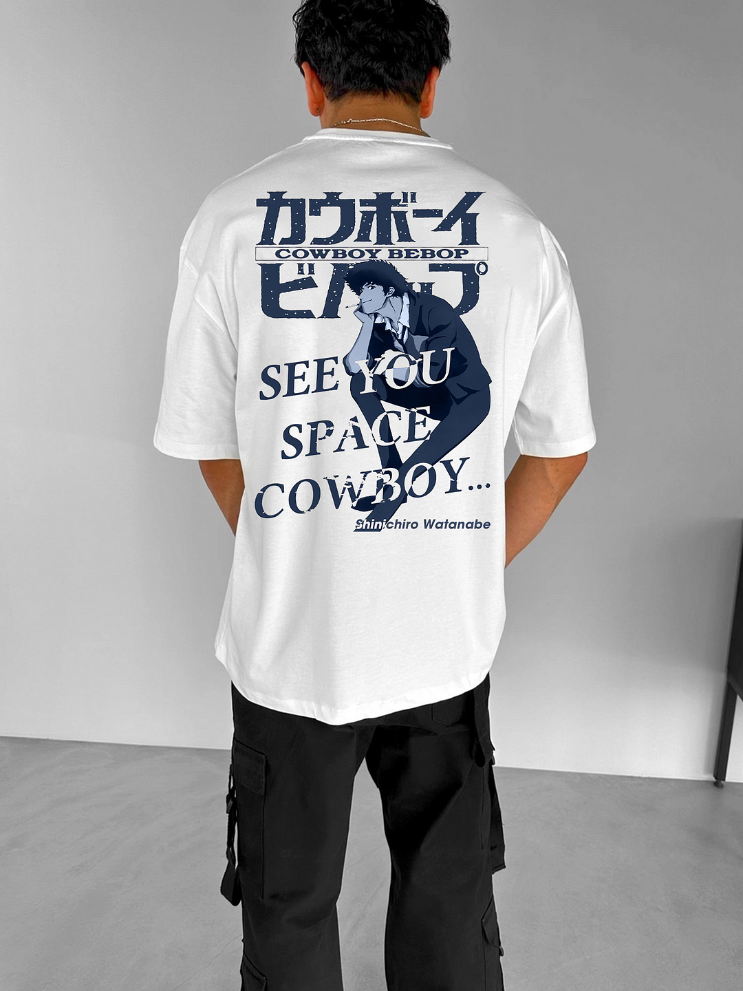 Cowboy Bebop Spike Spiegel Printed Men's T-shirt