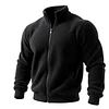 Casual And Comfortable Polar Fleece Jacket With Full Zip And Stand Collar by Inlyline