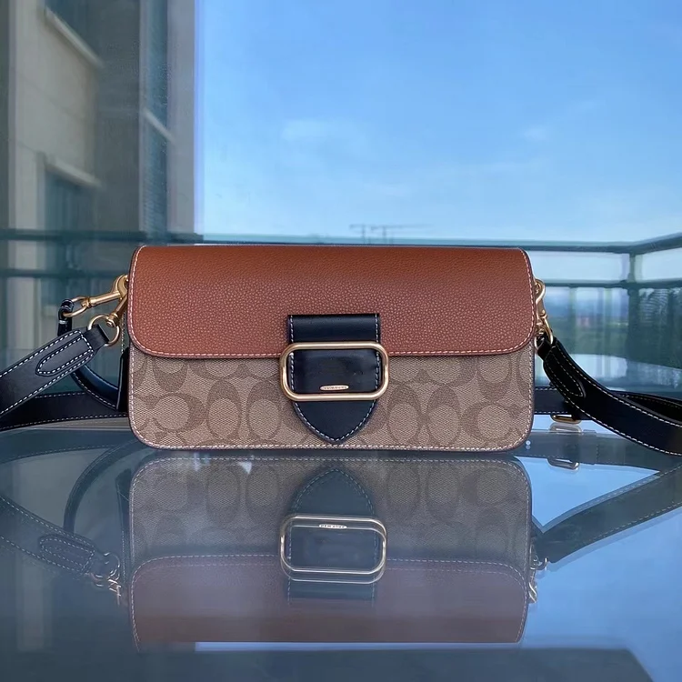 Women's Geometric Diagram Small Square Bags Fashion Versatile One Shoulder Crossbody Handbag